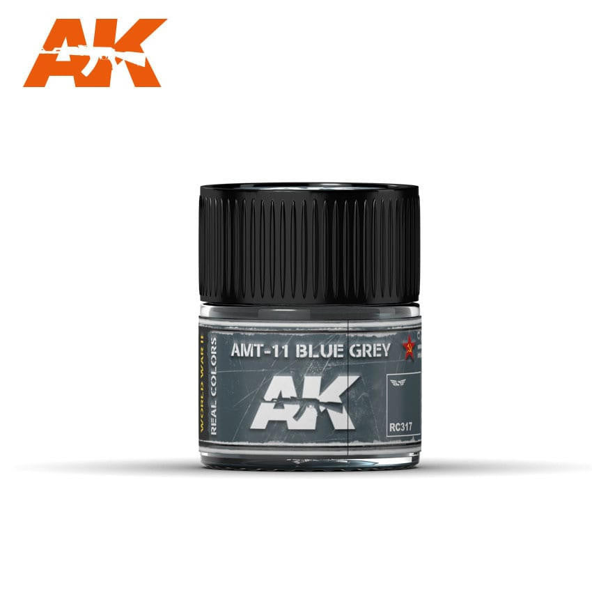 AK Interactive Real Colors: AMT-11 Blue Grey - 10ml RC317